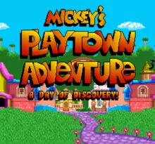 Image n° 1 - screenshots  : Mickey's Playtown Adventure - A Day of Discovery!
